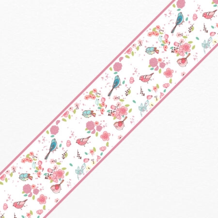 Μπορντούρα τοίχου BIRDS AND FLOWERS - Παιδικες μπορντουρες Sticky 1