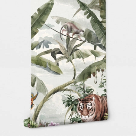 Αυτοκόλλητη Ταπετσαρία τοίχου BOHO JUNGLE PAINTING - Ταπετσαρίες Sticky 2