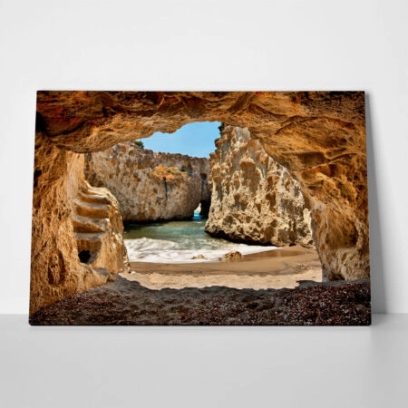 Πινακας σε καμβά CAVE IN MILOS