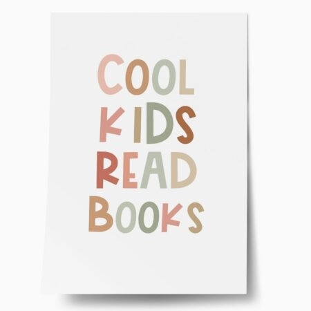 Πόστερ COOL KIDS READ - Παιδικά Sticky 1