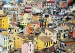 Πινακας σε καμβά CORFU HOUSES