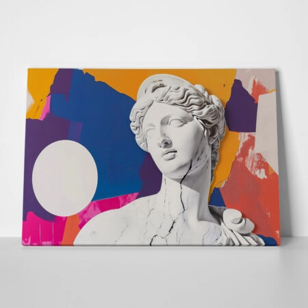 Πινακας σε καμβά FEMALE SCULPTURE COLLAGE - Αξιοθεατα και Ιστορια Sticky 1