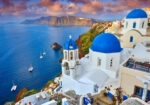 Πινακας σε καμβά FIRA TOWN SANTORINI 3