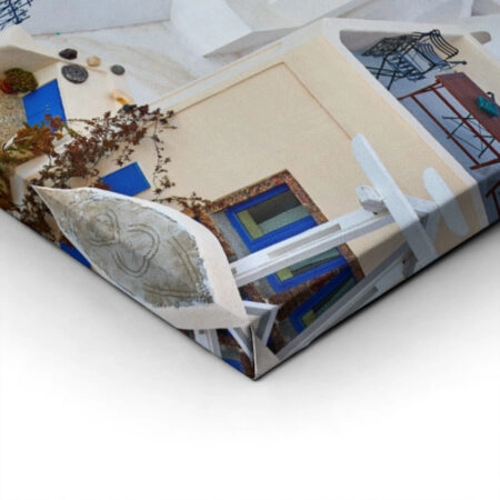 Πινακας σε καμβά FIRA TOWN SANTORINI 3 - Νησια Sticky 1