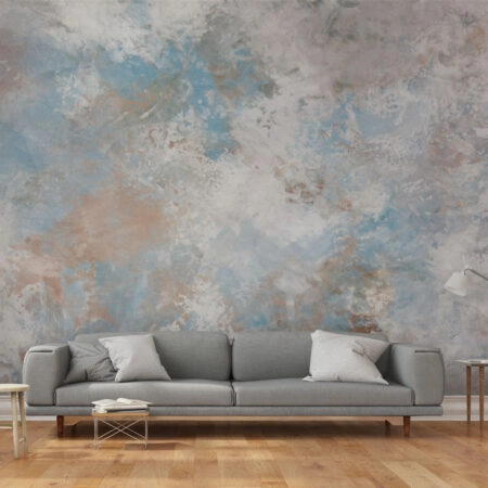 Αυτοκόλλητη Ταπετσαρία τοίχου GREY AND BLUE STONE TEXTURE