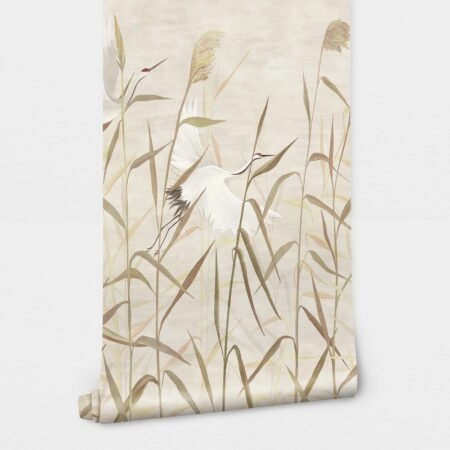 Αυτοκόλλητη Ταπετσαρία τοίχου HAND PAINTED BIRDS - Τοπία Sticky 1