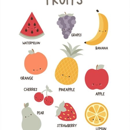 Πόστερ KID FRUITS - Παιδικά Sticky 2