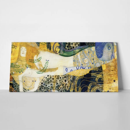 Πίνακας Πανοραμικός Σε Καμβά KLIMT – WATER SERPENTS I - Gustav Klimt Sticky 1