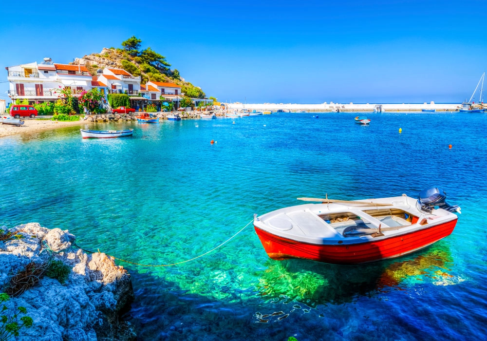 Πινακας σε καμβά KOKKARI SAMOS 8