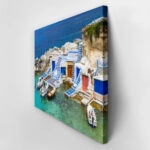 Πινακας σε καμβά MILOS FISHING BOATS