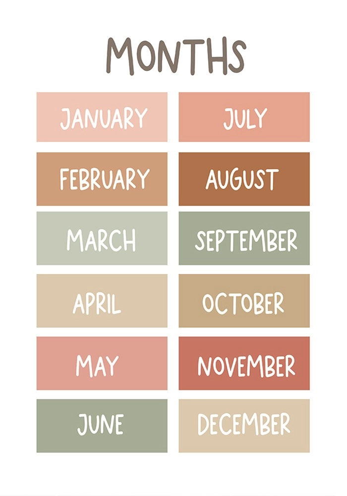 Πόστερ MONTHS