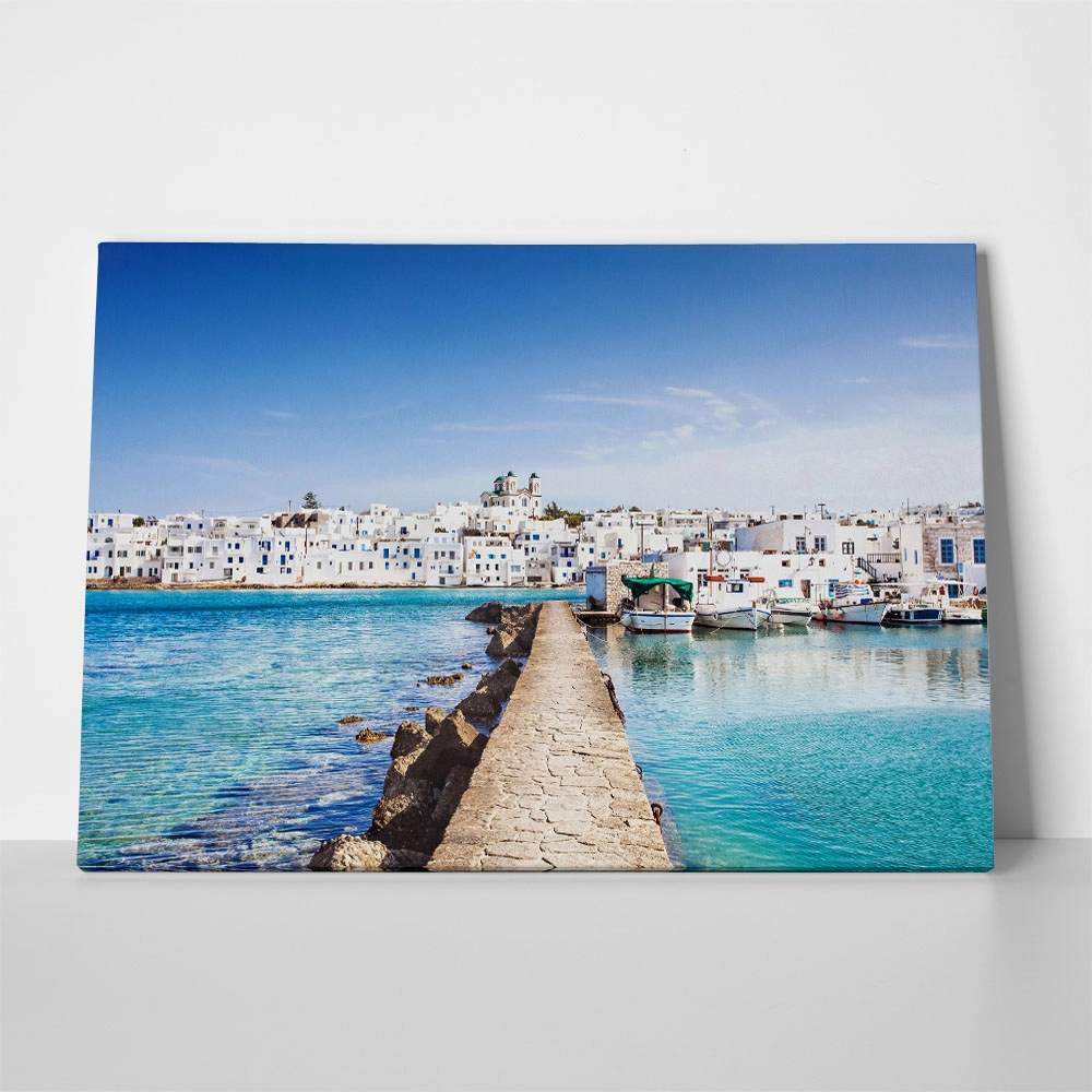 Πινακας σε καμβά NAOUSA PAROS 7