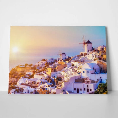 Πινακας σε καμβά OIA SANTORINI 3