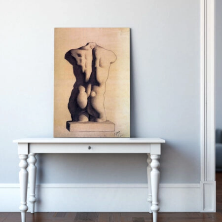 Πινακας σε καμβά PICASSO - PLASTER MALE TORSO