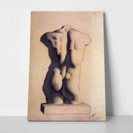 Πινακας σε καμβά PICASSO - PLASTER MALE TORSO - Pablo Picasso Sticky 1