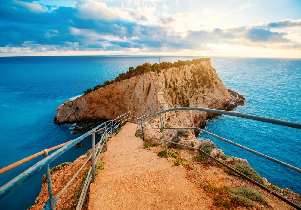 Πινακας σε καμβά PORTO KATSIKI LEFKADA 2