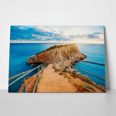 Πινακας σε καμβά PORTO KATSIKI LEFKADA 2