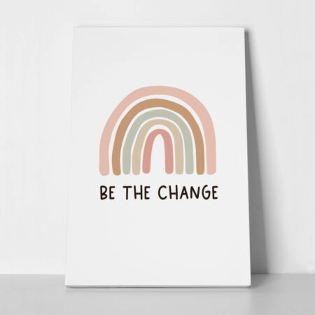 Πινακας σε καμβά RAINBOW CHANGE - Παιδικοι και set Sticky 1