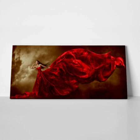Πίνακας σε καμβά RED DRESS - Μοδα και Διασκεδαση Sticky 1
