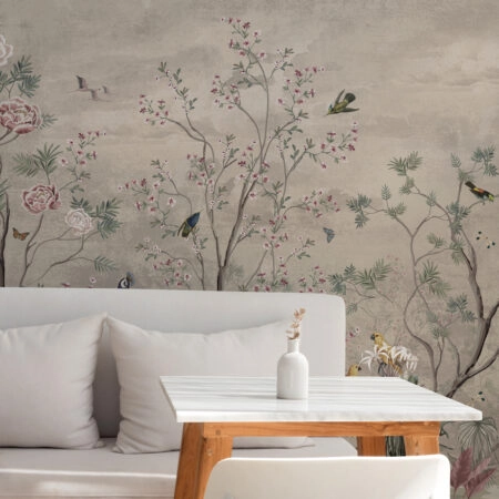 Αυτοκόλλητη Ταπετσαρία τοίχου RUSTIC JUNGLE PAINTING - Tropical Sticky 1
