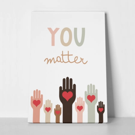 Πινακας σε καμβά YOU MATTER - Παιδικοι και set Sticky 1