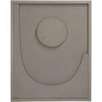 Διακοσμητικό Τοίχου  Μπεζ Χαρτί 40x3x50cm