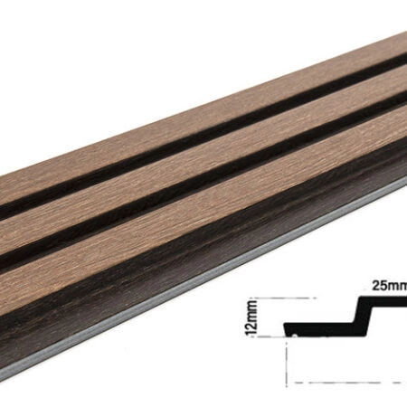 Διακοσμητικό panel τοίχου με 3D πηχακια 11 PIANO πλατος 12.2cm x υψος 2.90m GOLDEN OAK/D.BROWN - Πανελ τοίχου με 3D πηχάκια Sticky 3