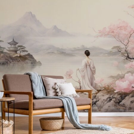 Αυτοκόλλητη Ταπετσαρία τοίχου CHINESE GARDEN LANDSCAPES