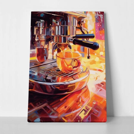 Πινακας σε καμβά COFFEE MAKING - Food and Drink Sticky 1