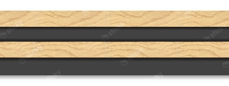 Διακοσμητικό panel τοίχου με 3D πηχακια F4 RESIDENCE πλατος 12.2cm x υψος 2.90m NAT.OAK/BLACK - Πανελ τοίχου με 3D πηχάκια Sticky 6
