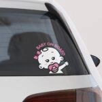 Αυτοκολλητο Αυτοκινητου GIRL ON BOARD WAVING