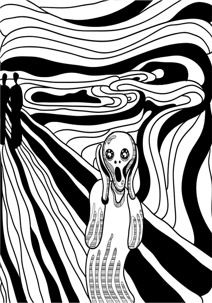 Πινακας σε καμβά MODERN SCREAM