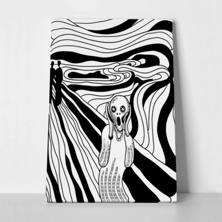 Πινακας σε καμβά MODERN SCREAM - Edvard Munch Sticky 1