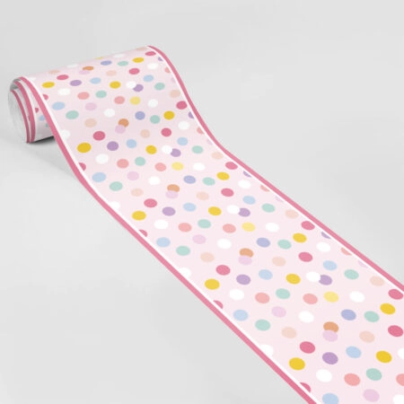 Μπορντούρα τοίχου PASTEL POLKA DOTS