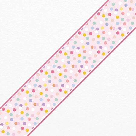 Μπορντούρα τοίχου PASTEL POLKA DOTS - Γεωμετρικες Μπορντουρες Sticky 1