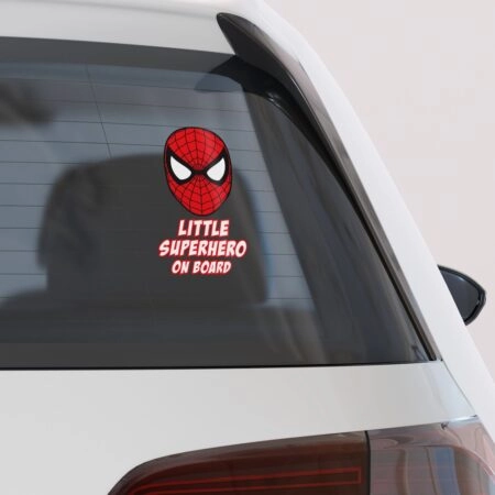 Αυτοκολλητο Αυτοκινητου SUPERHERO ON BOARD