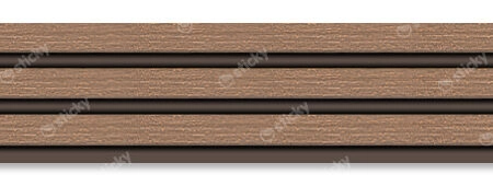 Διακοσμητικό panel τοίχου με 3D πηχακια 11 PIANO πλατος 12.2cm x υψος 2.90m GOLDEN OAK/D.BROWN - Πανελ τοίχου με 3D πηχάκια Sticky 6