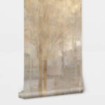 Αυτοκόλλητη Ταπετσαρία τοίχου GOLDEN FOREST TREES