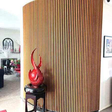 Διακοσμητικό Panel τοίχου με 3D πηχάκια ACOUSTIC 8090 PECAN Πλάτος 60cm - υψος 278cm - Πάχος 9mm - Πανελ τοίχου με 3D πηχάκια Sticky 4