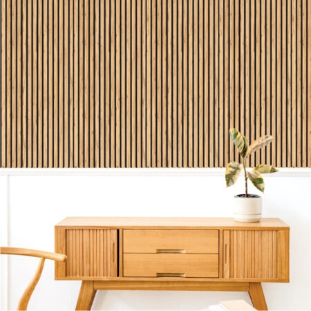 Διακοσμητικό Panel τοίχου με 3D πηχάκια ACOUSTIC 6880 PECAN Πλάτος 60cm - υψος 278cm - Πάχος 20mm - Πανελ τοίχου με 3D πηχάκια