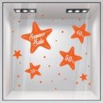Αυτοκoλλητο Eκπτωσεων SALE STARFISH