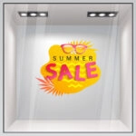 Αυτοκoλλητο Εκπτωσεων SUMMER SALE SUNGLASSES