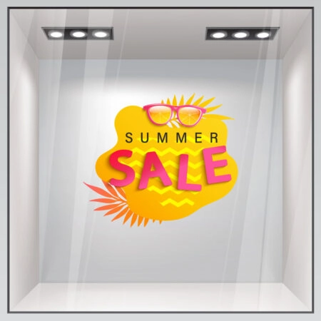 Αυτοκoλλητο Εκπτωσεων SUMMER SALE SUNGLASSES