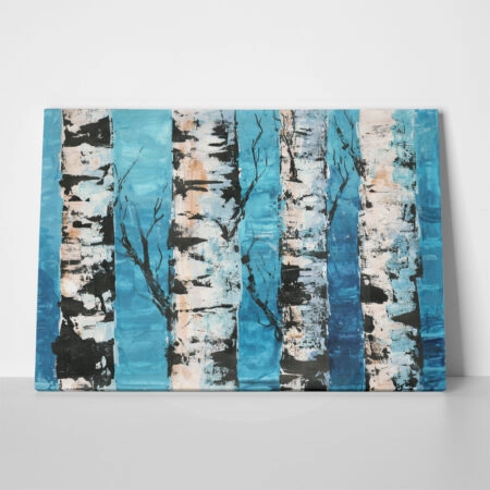 OUTLET Πινακας σε καμβά BIRCH FOREST 140cm x 100cm - OUTLET Sticky 1