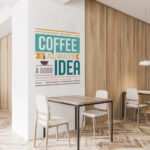 Aυτοκόλλητο Τοίχου COFFEE IS ALWAYS A GOOD IDEA 2