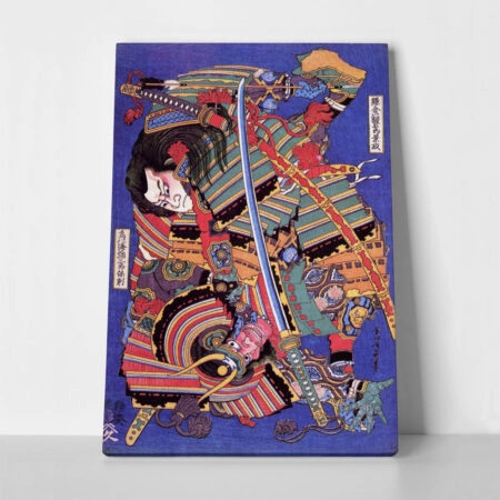 Πινακας σε καμβά HOKUSAI - THE KENGORO WARRIOR - Hokusai Katsushika Sticky 1