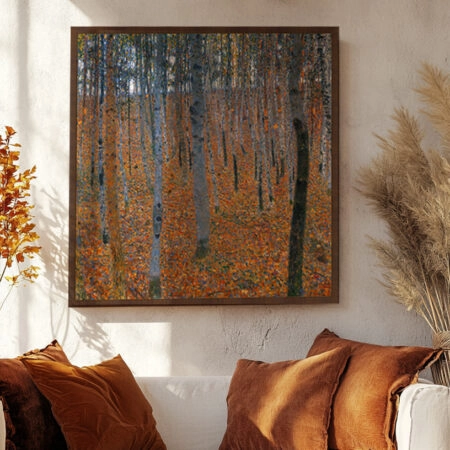 Πίνακας σε καμβά KLIMT - BEECH FOREST - Gustav Klimt Sticky 1