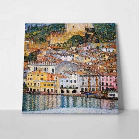 Πίνακας σε καμβά KLIMT - MALCESINE LAKE GARDA - Gustav Klimt Sticky 1