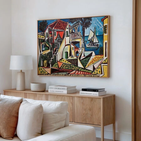Πινακας σε καμβά PICASSO - MEDITERRANEAN LANDSCAPE - Pablo Picasso