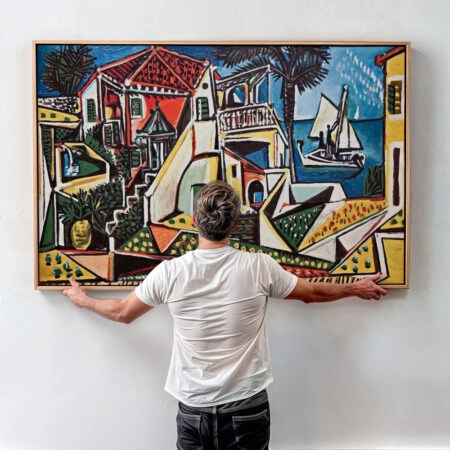 Πινακας σε καμβά PICASSO - MEDITERRANEAN LANDSCAPE - Pablo Picasso Sticky 5